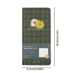 Slim Hardcover Notebook Grid British Plaid Student Planner