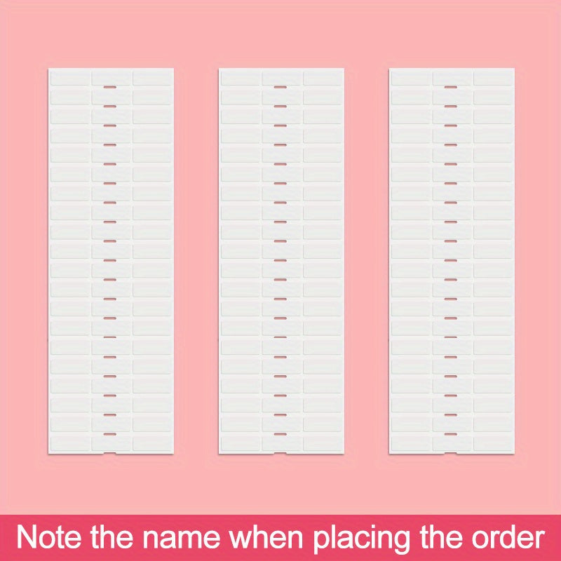 30 Custom Waterproof Name Stickers 3x1 Medium Size Personalized First Name Label