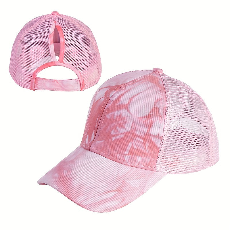 Tie Dye Hip Hop Baseball Cap Adjustable Sunshade Dad Hats Women Men