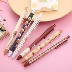 6pcs Gulu Bear 0.5mm Gel Pen Refills
