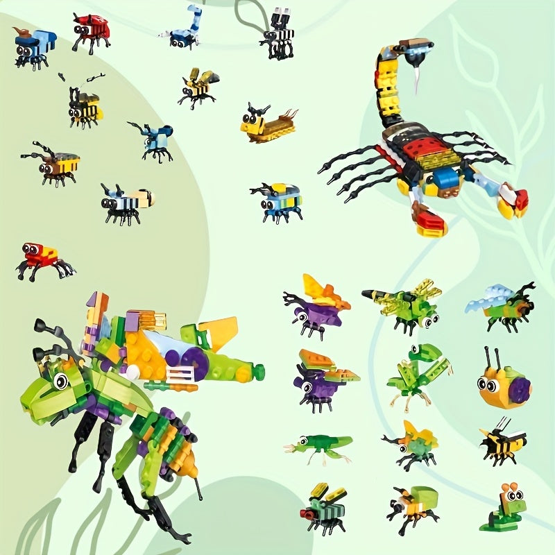 24 Magical Insect Building Blocks Surprise Box