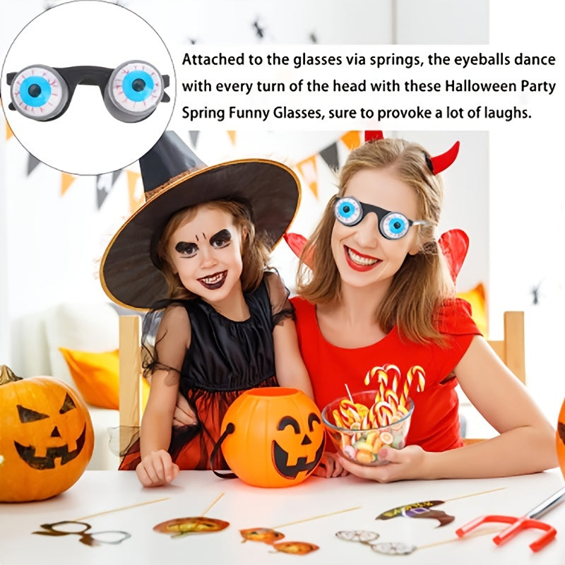 Halloween Horror Pop Eyes Glasses Funny Spring Glasses For Party