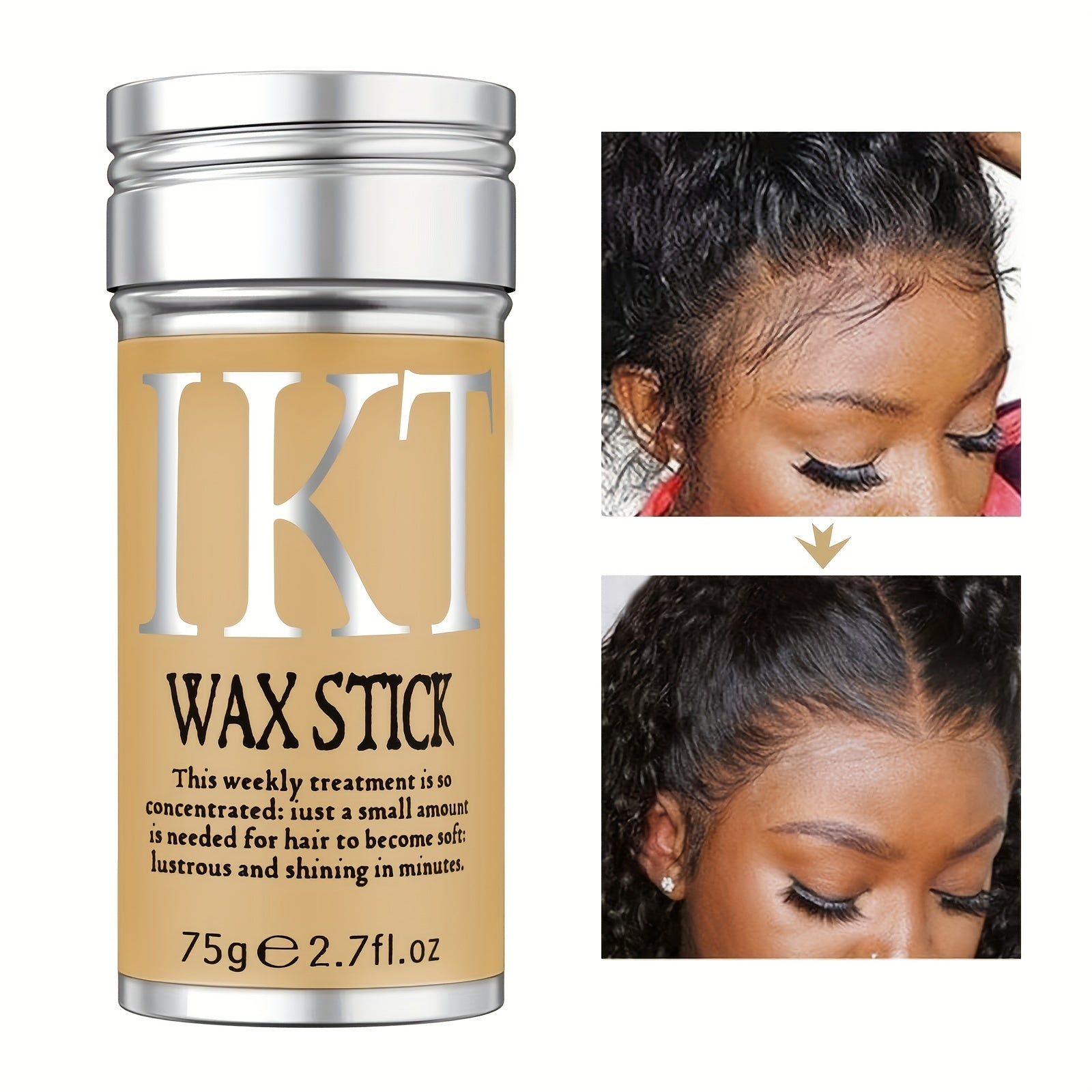 2Pcs Lace Melting Bands & Wax Stick For Hair Wigs