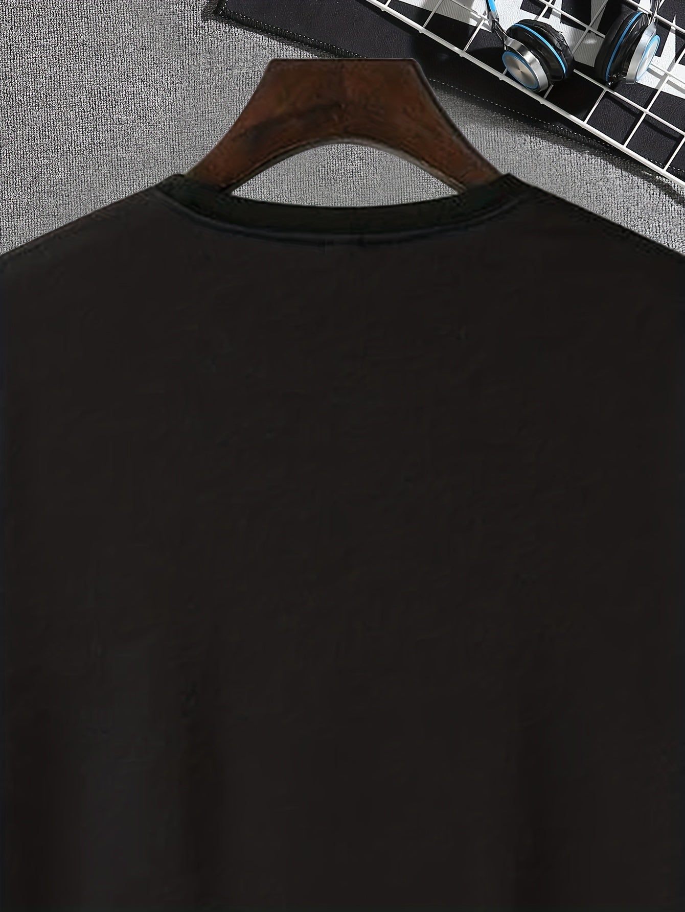 Rabbit Print Men's Comfy T shirt Outdoor Summer Tee