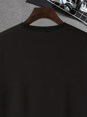 Rabbit Print Men's Comfy T shirt Outdoor Summer Tee