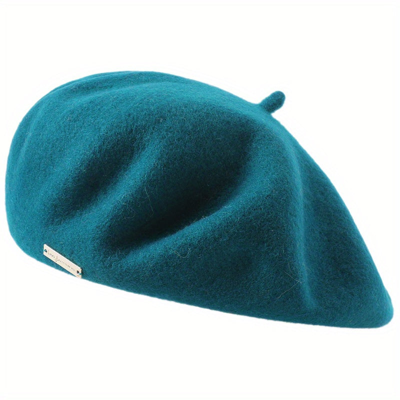 Bright Candy Wool Beret Women's Beanie Cap Painter Hats
