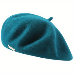 Bright Candy Wool Beret Women's Beanie Cap Painter Hats