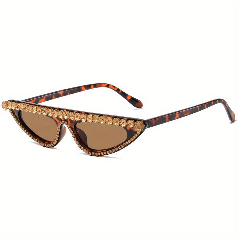 Rhinestone Cat Eye Sunglasses Women UV400