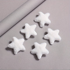 5pcs Plush Star Hair Clip Y2K Bangs Clip
