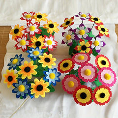 Kids DIY Flower Pot Kit Fabric Art Plant Toy