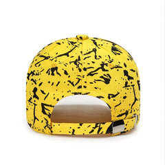 Dotted Print Cotton Baseball Cap Hip Hop Candy Casual Dad Hats Adjustable