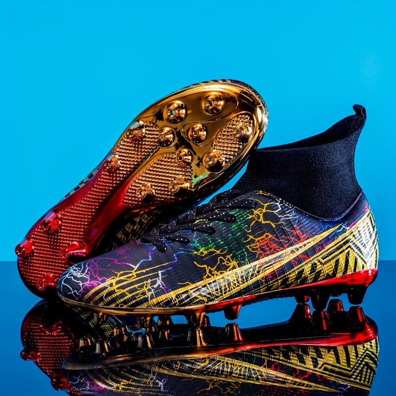 Men's High Top Non Slip AG Soccer Cleats