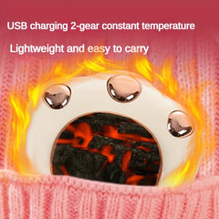 Portable Mini Heater with Night Light, 1200mAh Battery