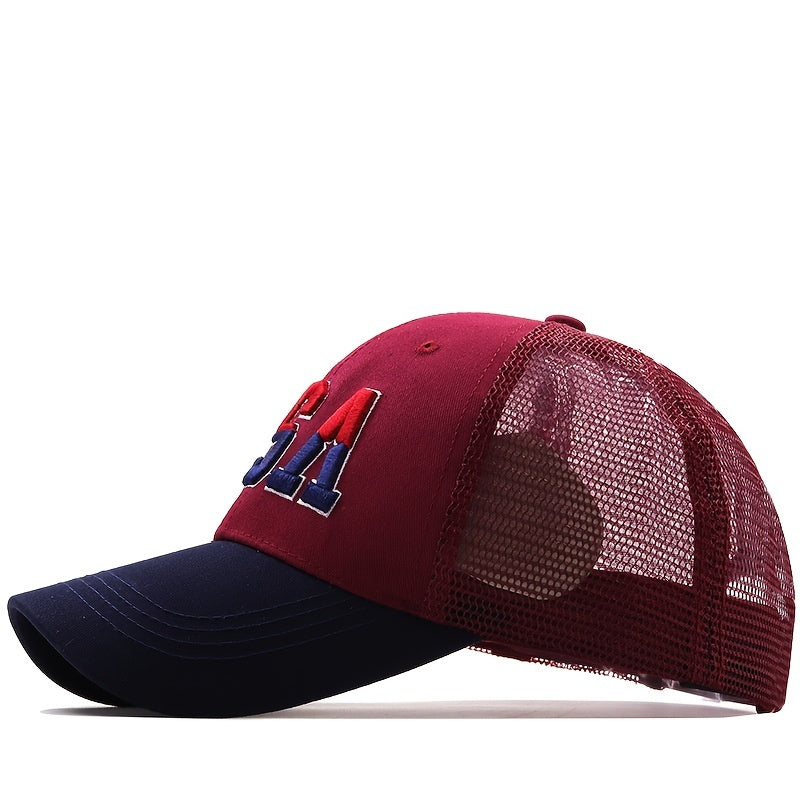 Embroidered Baseball Cap Adjustable Hip Hop Trucker Sun Hat