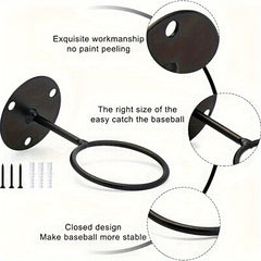 Baseball Storage Rack Wall Mounted Golf Organizer Display Rack