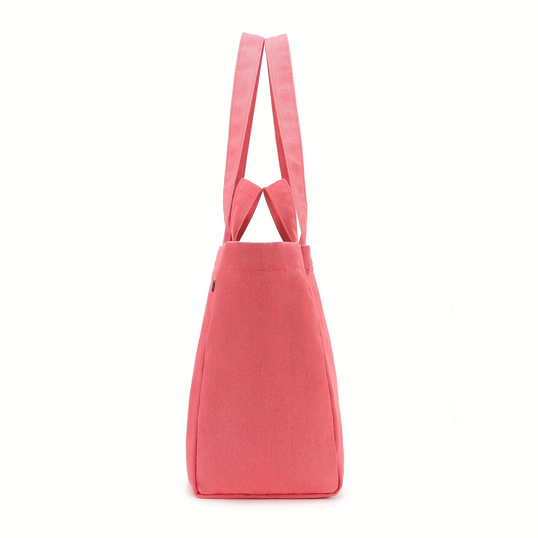 Letter Pattern Tote Bag Solid Shoulder Bag