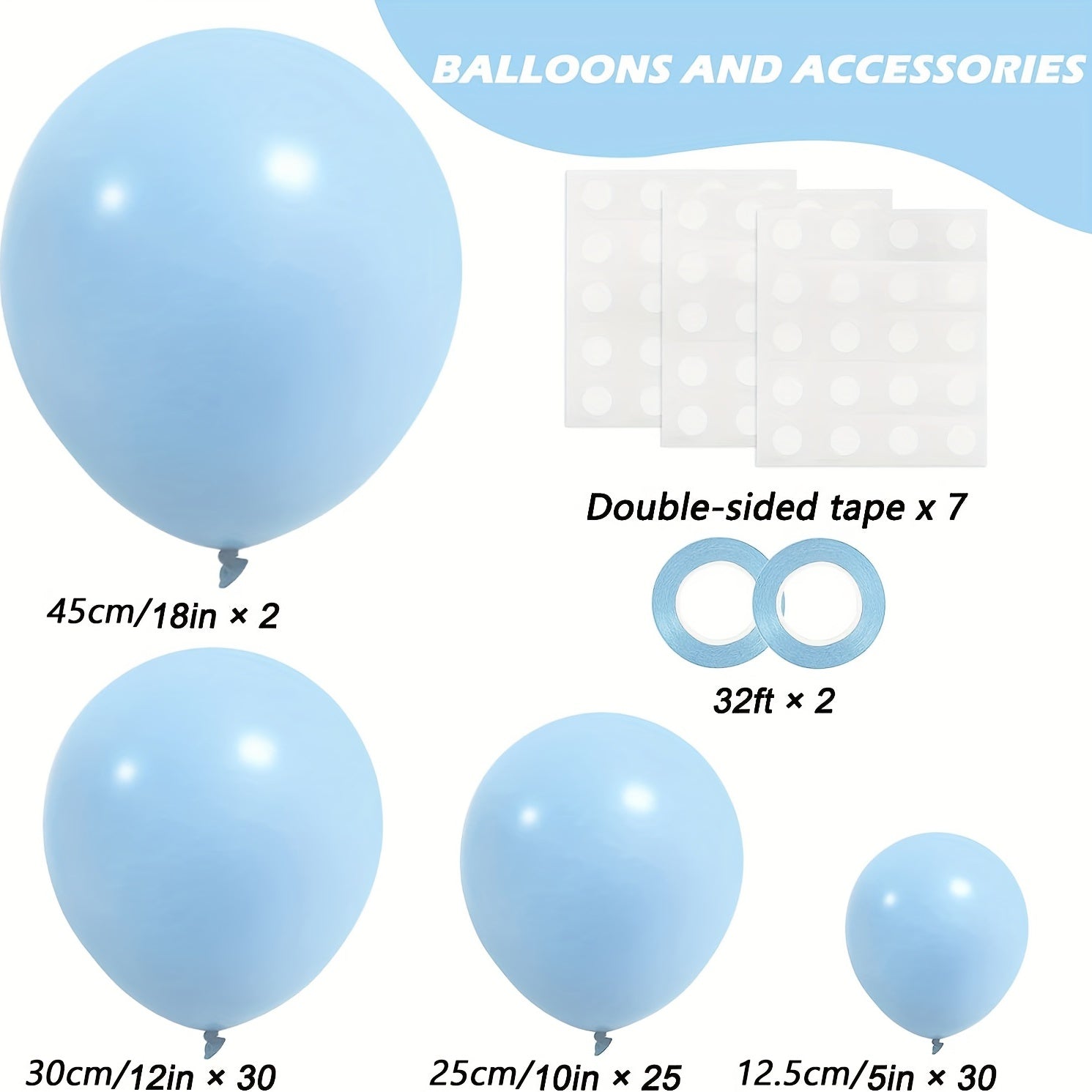 87pcs Pastel Balloons Different Sizes for Garland Arch Latex Balloons