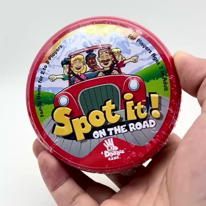 Spot It On the Road Fun Card Matching Travel Game for Kids Ages 7