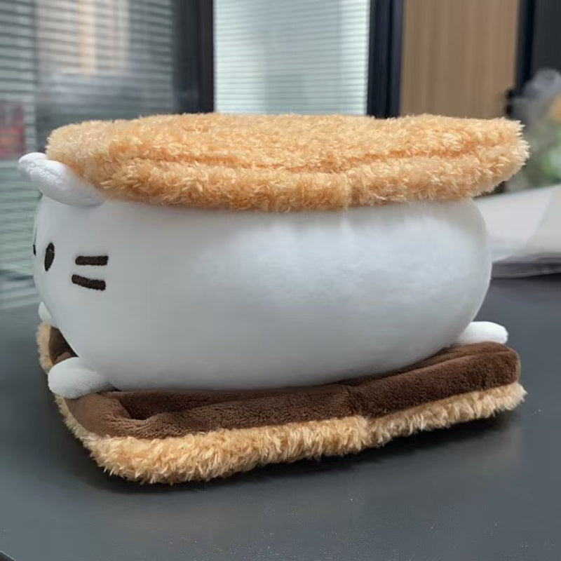 Healing Birthday Gift: Soft & Comforting Sandwich Cookie Cat