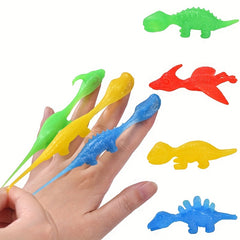 Decompression Ejection Dinosaur Fun Toy Finger Dart Launches Small Dinosaur