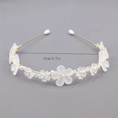 Pearl Flower Headband for Girls Women Hair Accessories