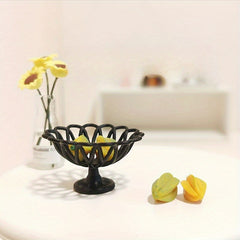 Dollhouse Tall Fruit Plate Toy Scene Model Dollhouse Accessories