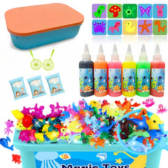 Water Elf Toy Set with 12 Molds & Storage Box