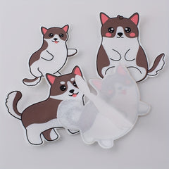 4PCS 3D Cat Pattern Cloth Stickers DIY Costume Decoration