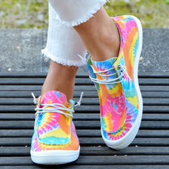 Women's Colorful Boat Shoes Lightweight Running Sneakers