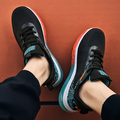 Men's Plus Size Breathable Running Shoes Air Cushion Non Slip Sneakers