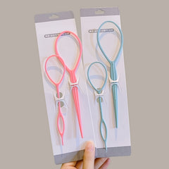 2pcs Hair Loop Styling Tool Hair Braiding Accessories