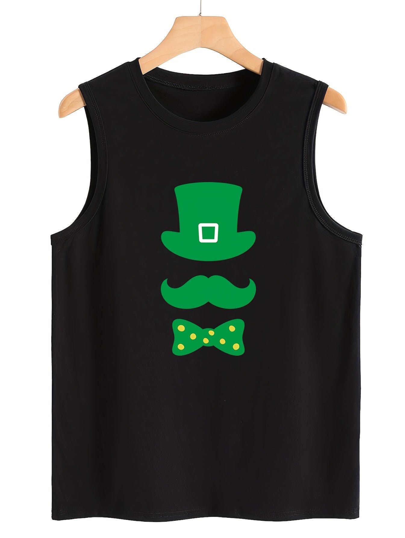 St Patrick's Sleeveless Sports Vest Round Neck Casual Top