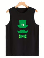 St Patrick's Sleeveless Sports Vest Round Neck Casual Top