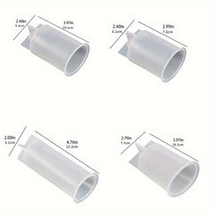 3D Cylindrical Candle Silicone Mold DIY Resin Plaster Candle Making Kit