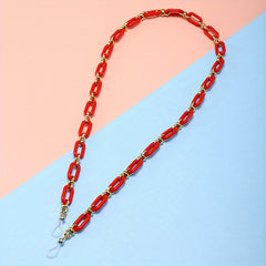 Anti Slip Acrylic Glasses Chain for Women Men