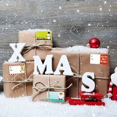 500pcs Santa Claus Stickers Self Adhesive Christmas Tags