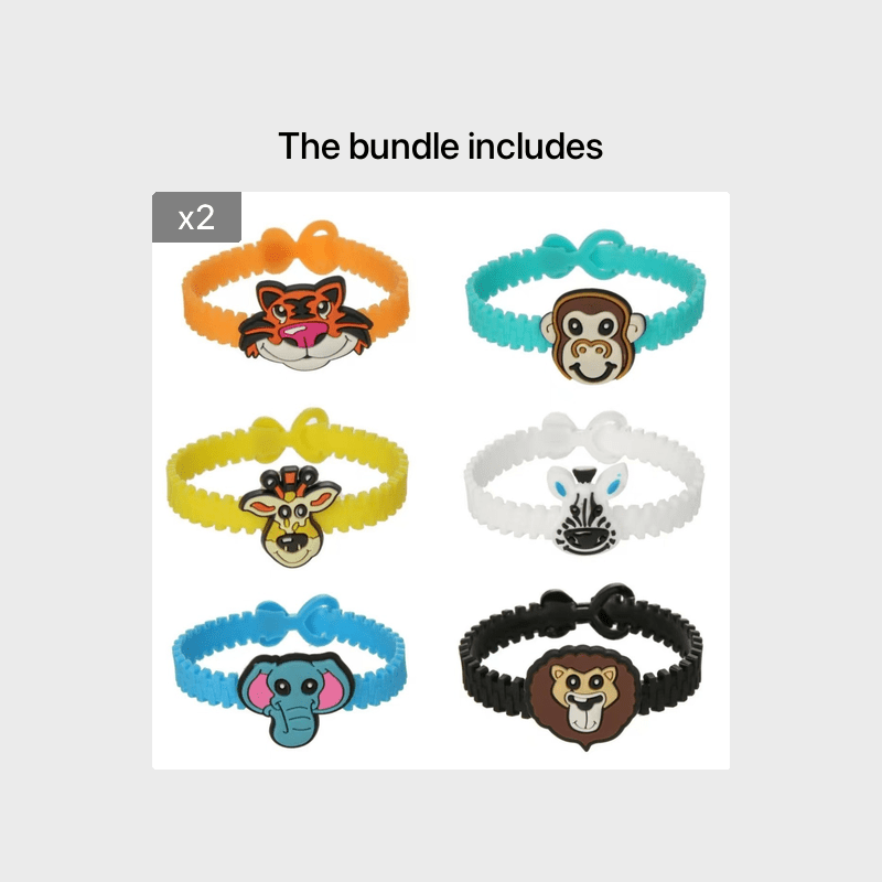 6pcs Forest Animal Bracelets Pack - Hot Selling