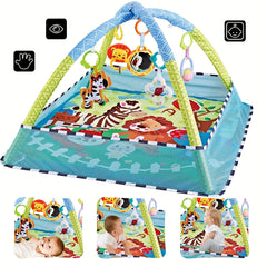 Kids' Play Mat with 5 Detachable Toys for Toddlers Sensory Development