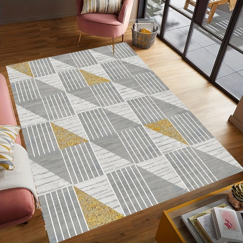Fluffy Wool Area Rug Modern Large Carpet for Living Room Bedroom