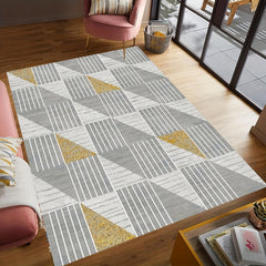 Fluffy Wool Area Rug Modern Large Carpet for Living Room Bedroom