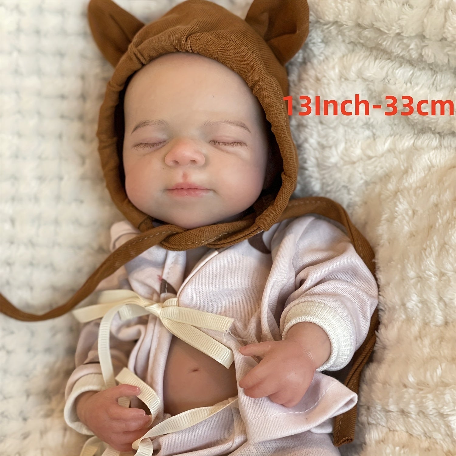 Waterproof Pascale Solid Silicone Reborn Girl Doll with Outfits