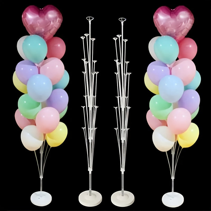 19pcs Tube Balloon Standing Set Balloons Stand Holder for Birthday Party
