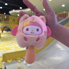 6" Soft Cartoon Anime Plush Keychain - Bag Charm Stuffed Animal