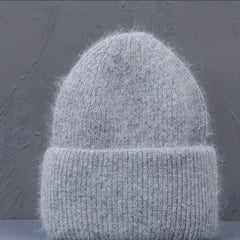 Warm Winter Hat Beanie Solid Adult Head Cover Cap