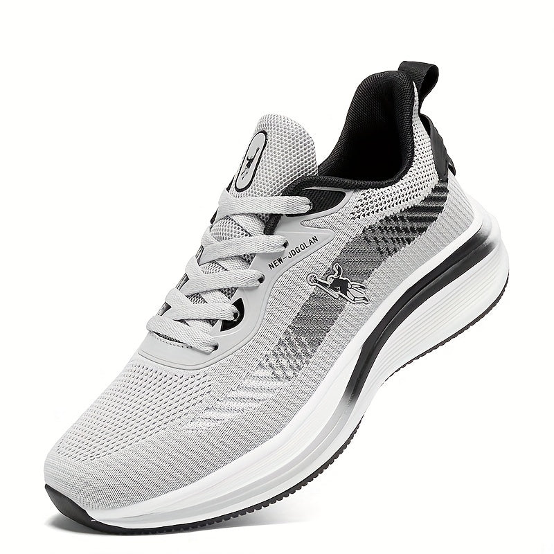 Men's Striped Lace up Running Shoes