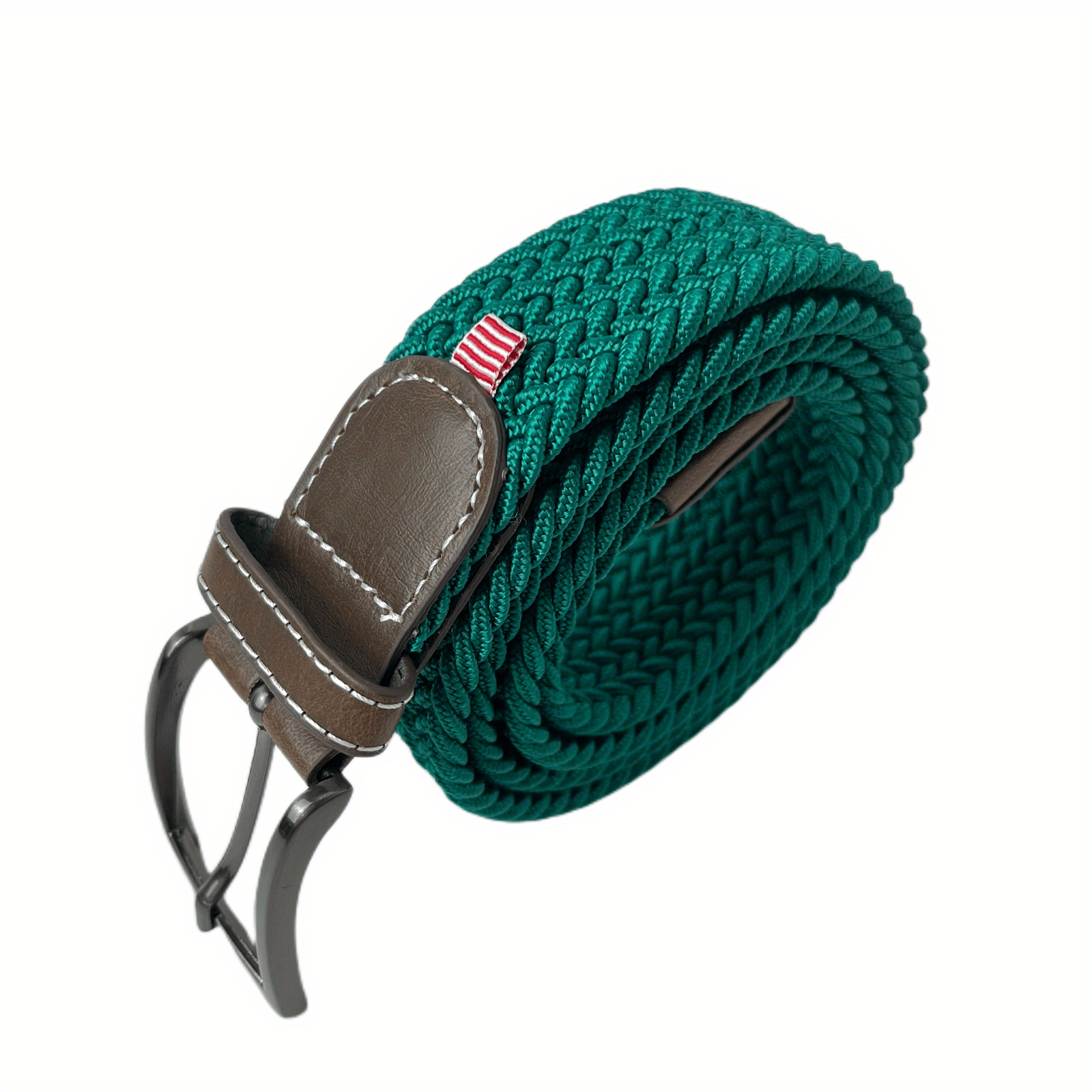 Colorful Golf Braid Stretchy Belt Elastic for Men