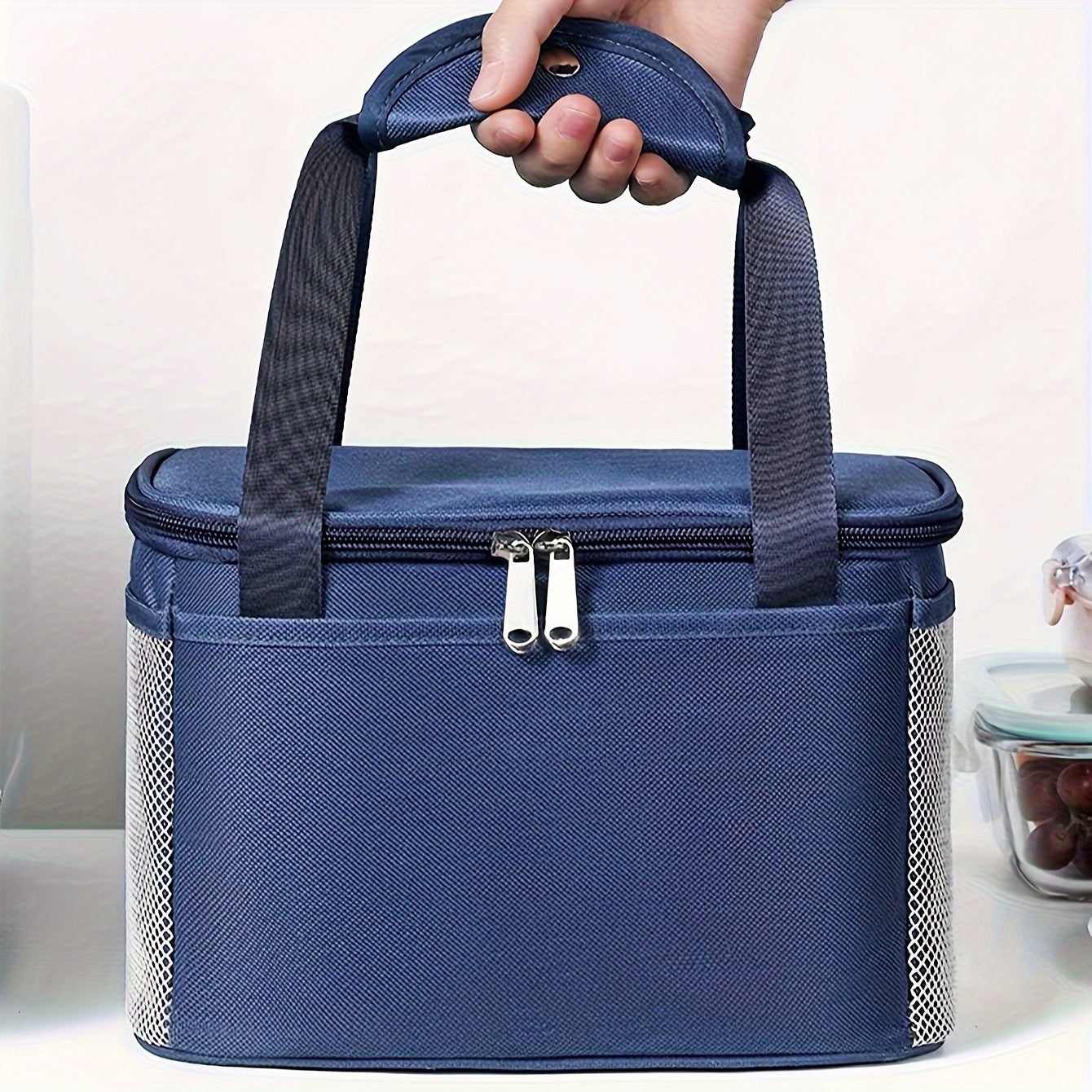 Large Capacity Insulated Lunch Bag for Office Workers