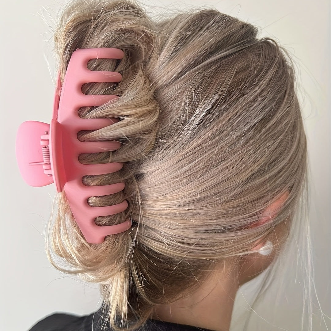 4 Large Hair Claw Clips Non-slip Strong Hold Jaw Clip Hair