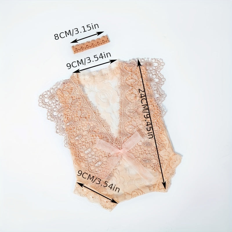 Newborn Lace Hollow Photography Clothing 0-3 Months Baby Photo Outfit Set