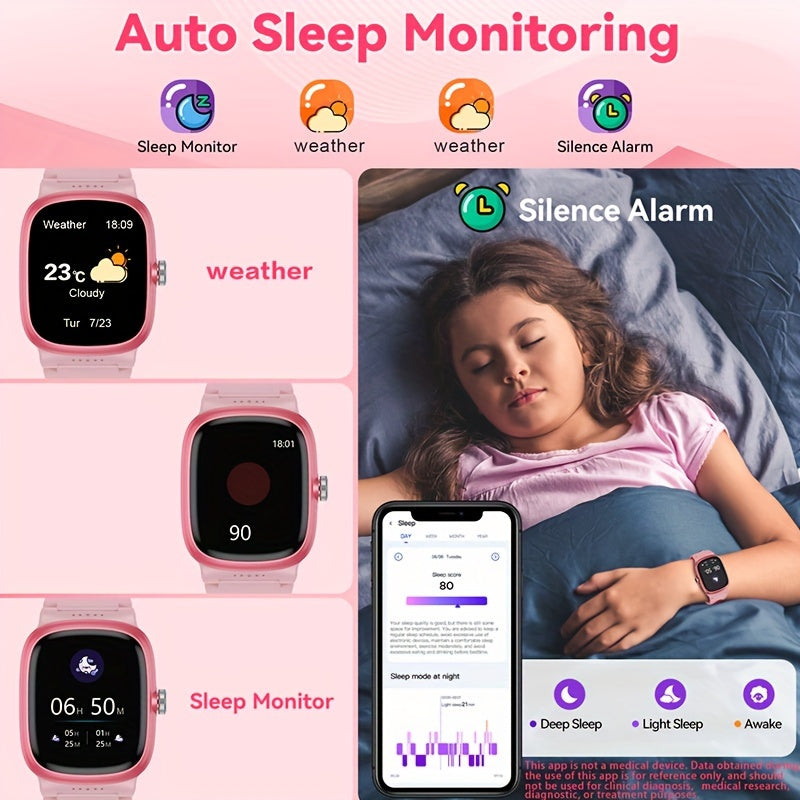 Smart Watch with Messaging Answer Phone Sleep Monitor Exercise Pedometer